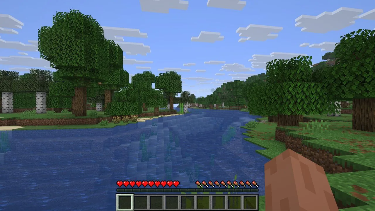 Minecraft in-game screenshot